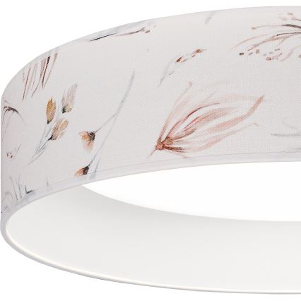 BRILAGI - LED griestu gaismeklis VELVET VARI LED/24W/230V 3000/4000/6500K Ø 45 cm balta/ziedu raksts
