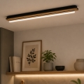 BRILAGI - LED griestu gaismeklis WOODY FLAT LED/25W/230V 118 cm ozols/melns