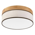 Brilagi - LED Griestu lamp BELLADONNA LED/20W/230V Ø 30 cm krēmkrāsā/ozola