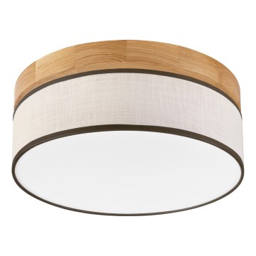 Brilagi - LED Griestu lamp BELLADONNA LED/20W/230V Ø 30 cm krēmkrāsā/ozola