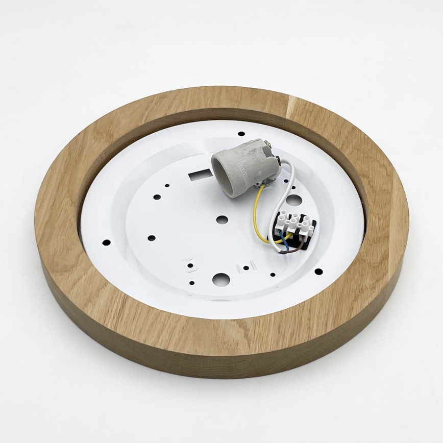 Brilagi - LED Griestu lampa BELLADONNA 1xE27/15W/230V d. 30 cm krēmkrāsa/ozols