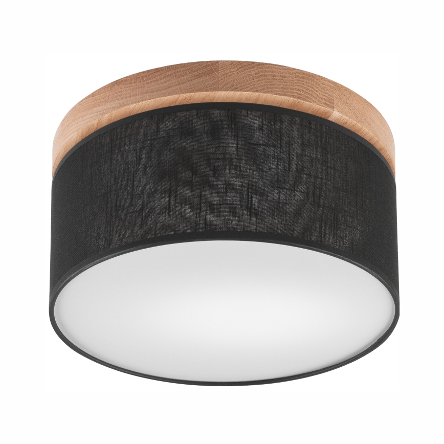 Brilagi - LED Griestu lampa BELLADONNA 1xE27/15W/230V d. 30 cm melna/ozolkoks