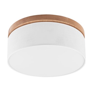 Brilagi - LED Griestu lampa BELLADONNA 2xE27/15W/230V d. 40 cm balta/ozolkoks
