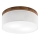 Brilagi - LED Griestu lampa BELLADONNA 2xE27/15W/230V d. 40 cm balta/ozols ķirsis