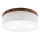 Brilagi - LED Griestu lampa BELLADONNA 3xE27/15W/230V d. 50 cm balta/ozols ķirsis