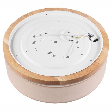 Brilagi - LED Griestu lampa BELLADONNA 3xE27/15W/230V d. 50 cm bēša/ozolkoks