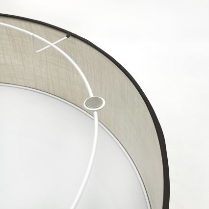 Brilagi - LED Griestu lampa BELLADONNA 3xE27/15W/230V d. 50 cm krēmkrāsa/ozols