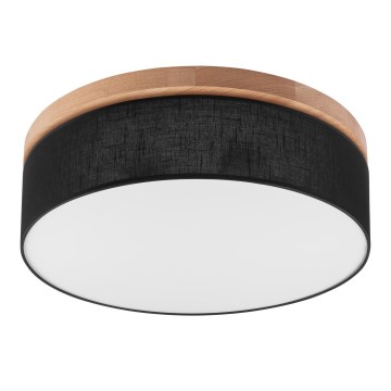 Brilagi - LED Griestu lampa BELLADONNA 3xE27/15W/230V d. 50 cm melna/ozolkoks