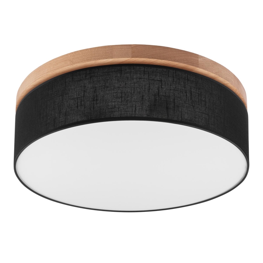 Brilagi - LED Griestu lampa BELLADONNA 3xE27/15W/230V d. 50 cm melna/ozolkoks