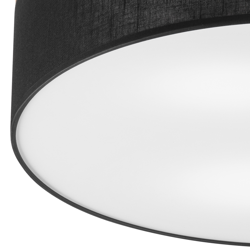 Brilagi - LED Griestu lampa BELLADONNA 3xE27/15W/230V d. 50 cm melna/priede