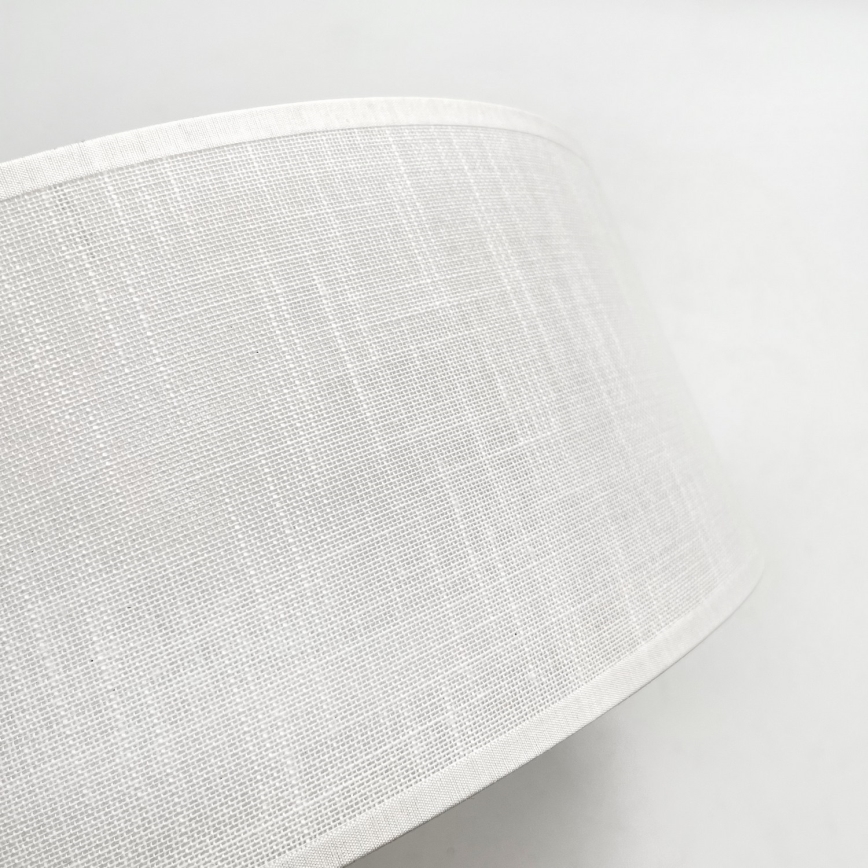 Brilagi - LED griestu lampa BELLADONNA 3xE27/15W/230V diametrs 50 cm balta/riekstkoka ozols
