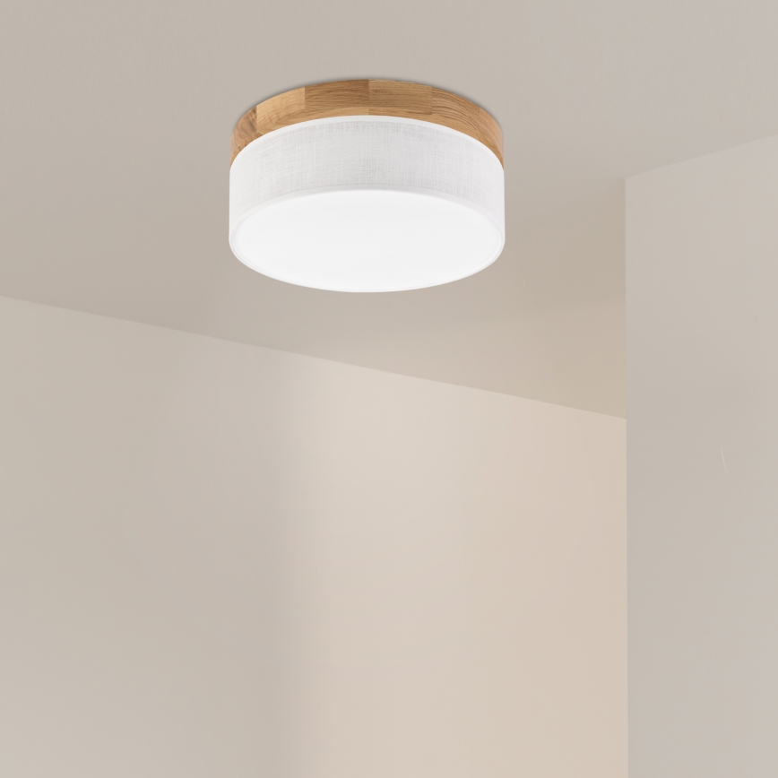Brilagi - LED Griestu lampa BELLADONNA LED/20W/230V Ø 30 cm balta/eiche