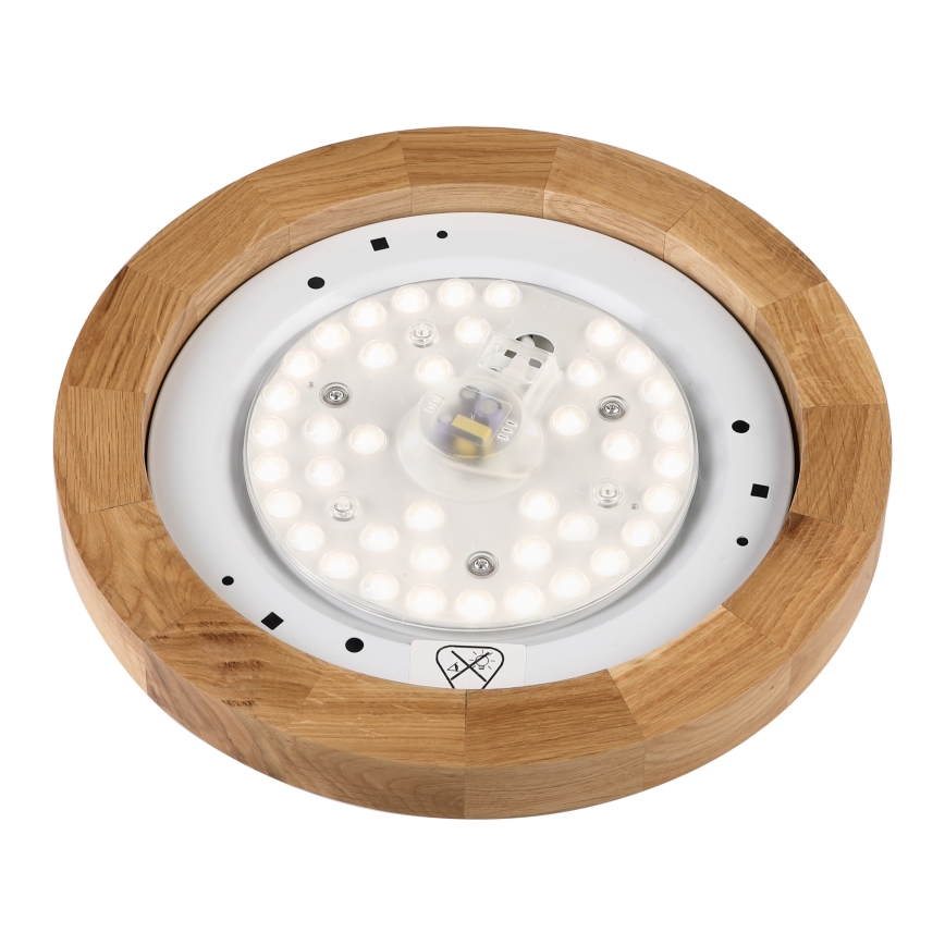 Brilagi - LED Griestu lampa BELLADONNA LED/20W/230V Ø 30 cm balta/eiche
