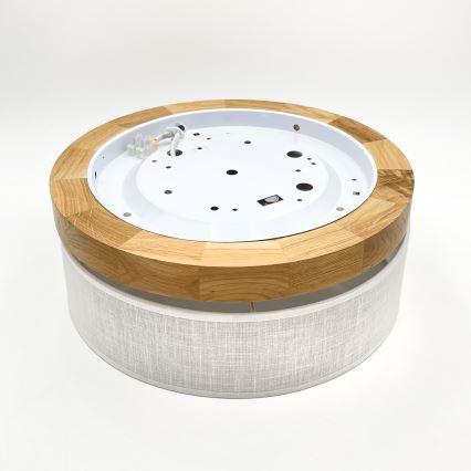 Brilagi - LED Griestu lampa BELLADONNA LED/20W/230V Ø 30 cm balta/eiche