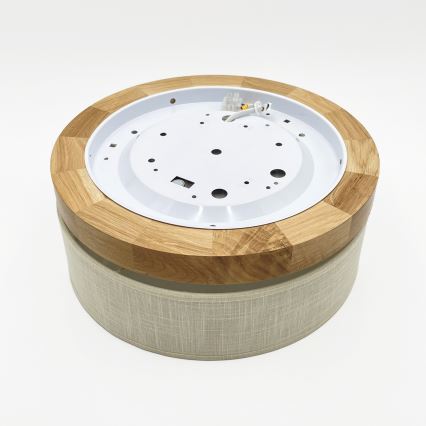 Brilagi - LED griestu lampa BELLADONNA LED/20W/230V Ø 30 cm krēmkrāsas/ozols