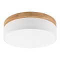 Brilagi - LED Griestu lampa BELLADONNA LED/36W/230V Ø 40 cm balta/ozols