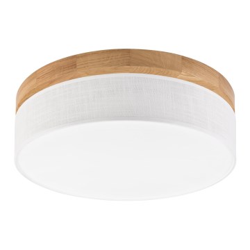 Brilagi - LED Griestu lampa BELLADONNA LED/36W/230V Ø 40 cm balta/ozols
