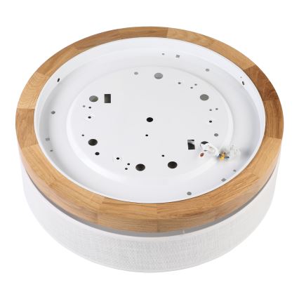 Brilagi - LED Griestu lampa BELLADONNA LED/36W/230V Ø 40 cm balta/ozols