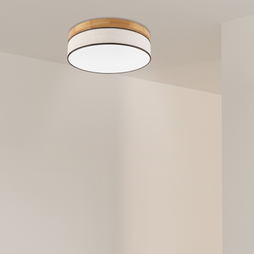 Brilagi - LED Griestu lampa BELLADONNA LED/36W/230V Ø 40 cm krēms/ozols