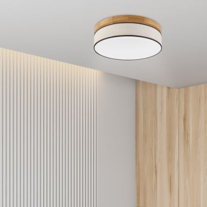 Brilagi - LED Griestu lampa BELLADONNA LED/36W/230V Ø 40 cm krēms/ozols
