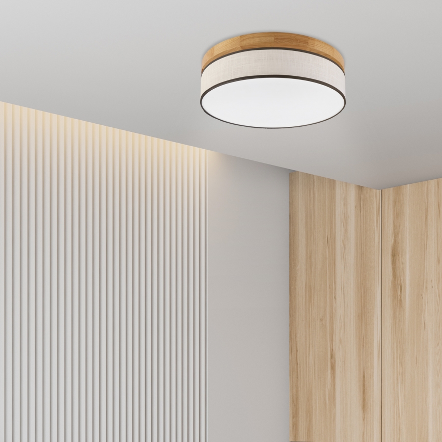 Brilagi - LED Griestu lampa BELLADONNA LED/36W/230V Ø 40 cm krēms/ozols
