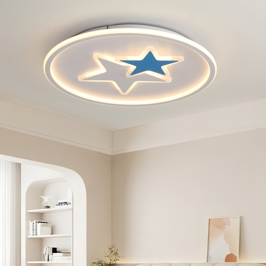 Brilagi - LED griestu lampa bērniem STARS LED/35W/230V Ø 53 cm