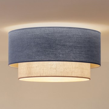 Brilagi - LED griestu lampa BOHO ECO 1xE27/10W/230V Ø 40 cm zila/krēmkrāsaina