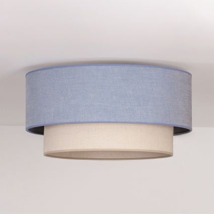 Brilagi - LED griestu lampa BOHO ECO 1xE27/10W/230V Ø 40 cm zila/krēmkrāsaina