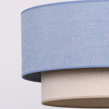 Brilagi - LED griestu lampa BOHO ECO 1xE27/10W/230V Ø 40 cm zila/krēmkrāsaina