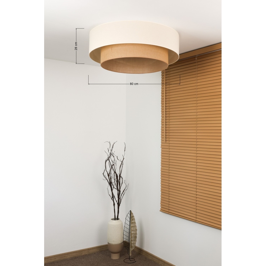Brilagi - LED griestu lampa BOHO stils 3x E27/15W/230V Ø 80 cm