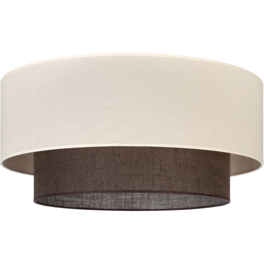Brilagi - LED griestu lampa BOHO STYLE 3xE27/15W/230V Ø 60 cm krēmkrāsaina/brūna