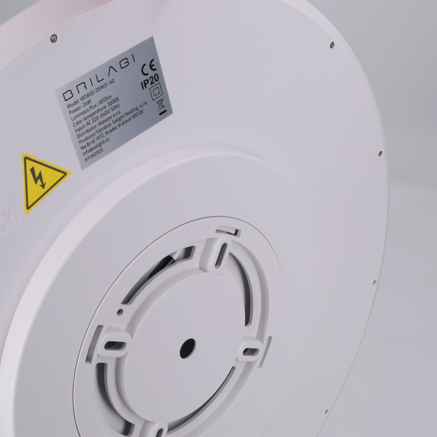 Brilagi - LED griestu lampa CARLOS LED/24W/230V Ø 40 cm balta