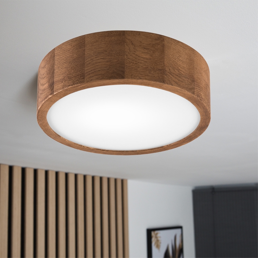 Brilagi - LED Griestu lampa CARVALHO 1xE27/60W/230V ozols ķirsis d. 27 cm