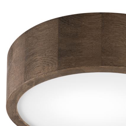 Brilagi - LED Griestu lampa CARVALHO 1xE27/60W/230V ozols riekstkoks d. 27 cm