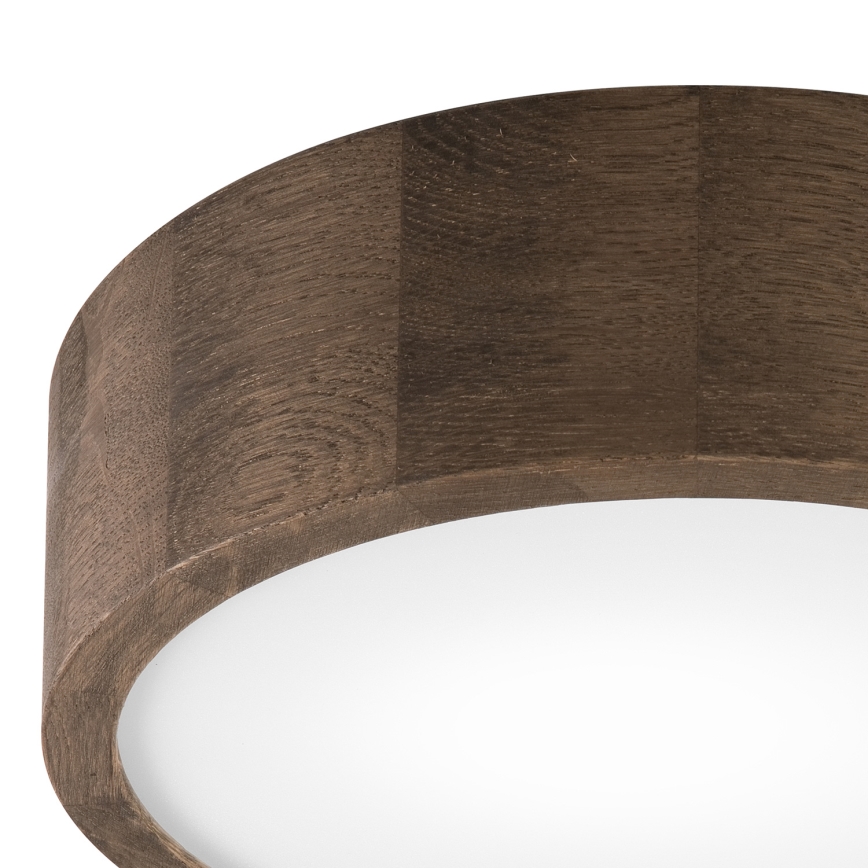 Brilagi - LED Griestu lampa CARVALHO 1xE27/60W/230V ozols riekstkoks d. 27 cm