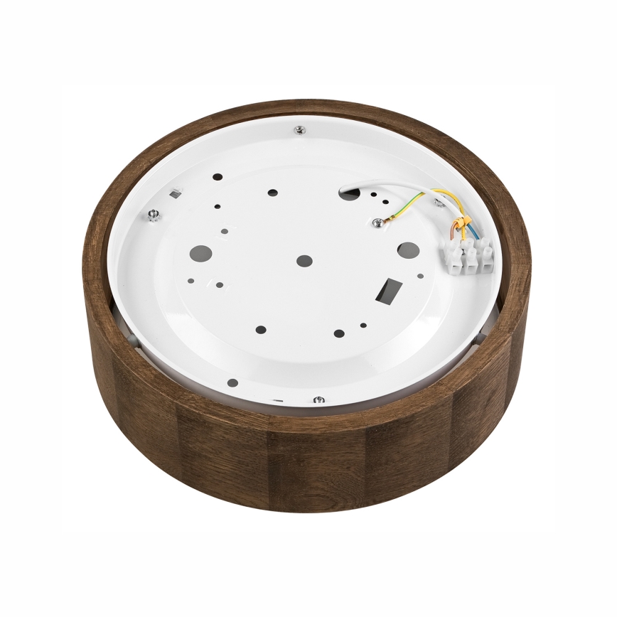 Brilagi - LED Griestu lampa CARVALHO 1xE27/60W/230V ozols riekstkoks d. 27 cm