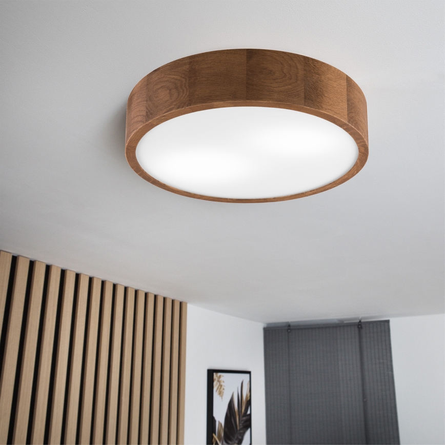 Brilagi - LED Griestu lampa CARVALHO 2xE27/60W/230V ozols ķirsis d. 37 cm