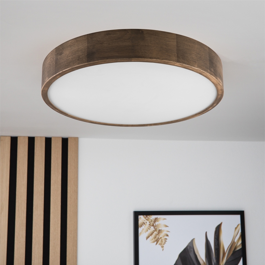 Brilagi - LED Griestu lampa CARVALHO 3xE27/60W/230V ozols d. 47 cm