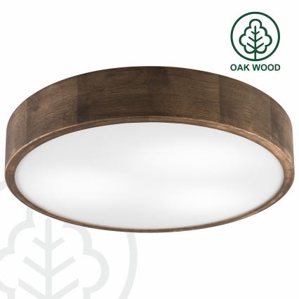 Brilagi - LED Griestu lampa CARVALHO 3xE27/60W/230V ozols d. 47 cm