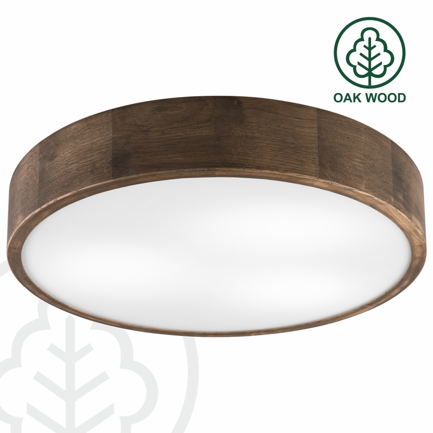 Brilagi - LED Griestu lampa CARVALHO 3xE27/60W/230V ozols d. 47 cm