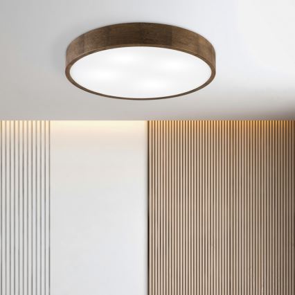Brilagi - LED Griestu lampa CARVALHO 4xE27/60W/230V rieksts Ø 57,5 cm