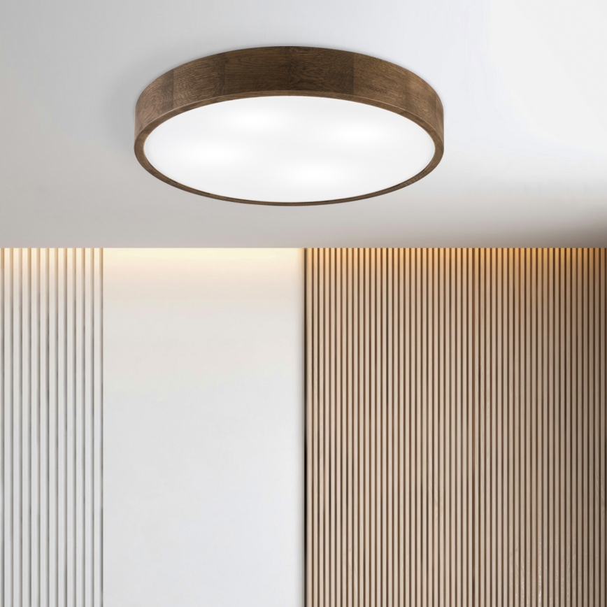Brilagi - LED Griestu lampa CARVALHO 4xE27/60W/230V rieksts Ø 57,5 cm