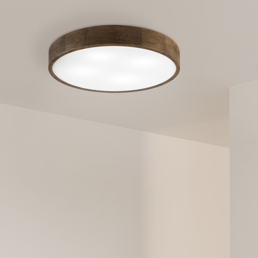 Brilagi - LED Griestu lampa CARVALHO 4xE27/60W/230V rieksts Ø 57,5 cm
