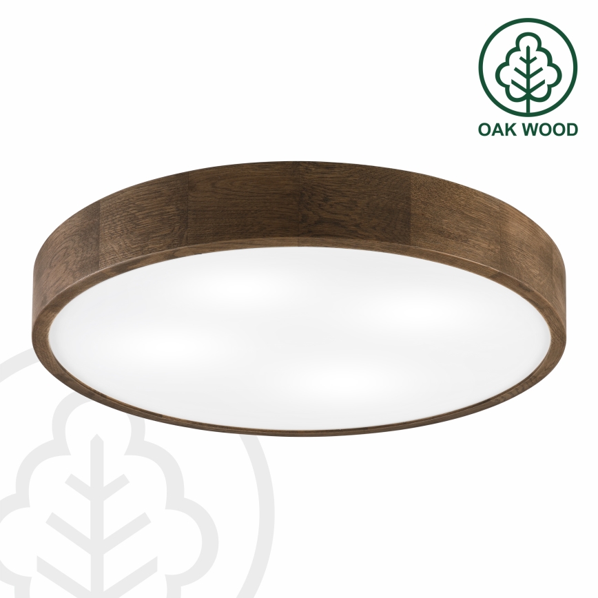 Brilagi - LED Griestu lampa CARVALHO 4xE27/60W/230V rieksts Ø 57,5 cm
