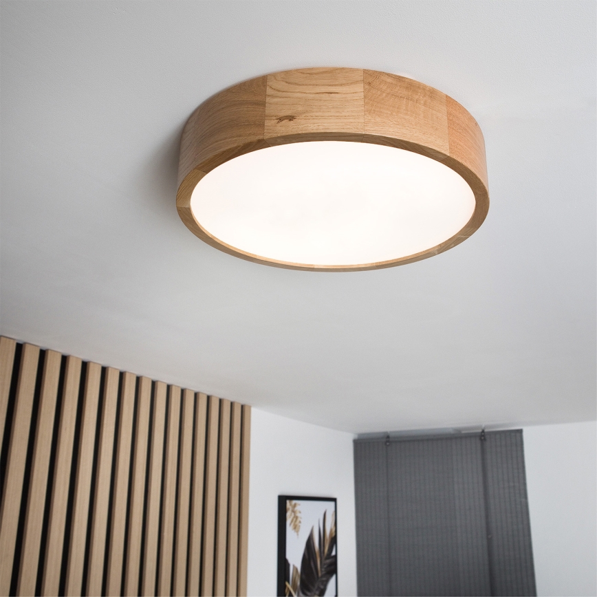 Brilagi - LED griestu lampa CARVALHO LED/36W/230V ozols Ø 37,5 cm