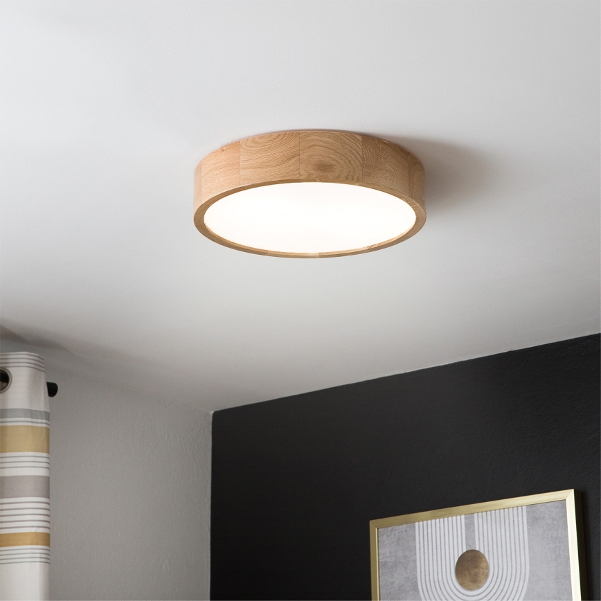 Brilagi - LED griestu lampa CARVALHO LED/36W/230V ozols Ø 37,5 cm