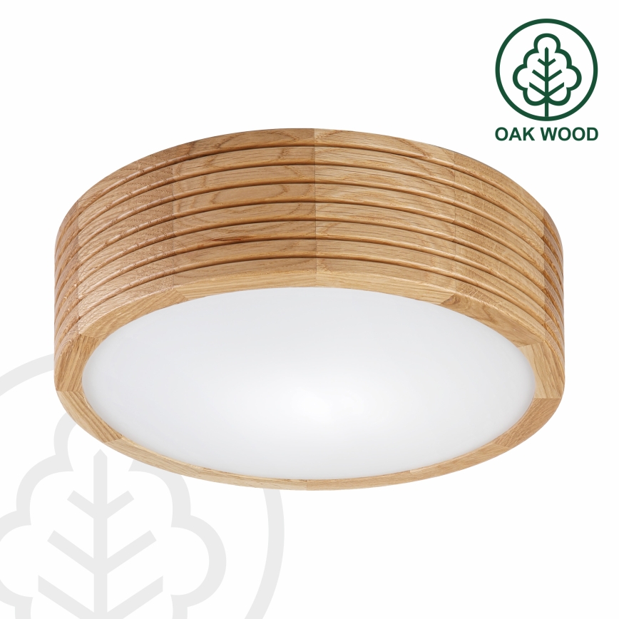 Brilagi - LED griestu lampa CARVALHO MODERN 1xE27/60W/230V Ø 27,5 cm ozols