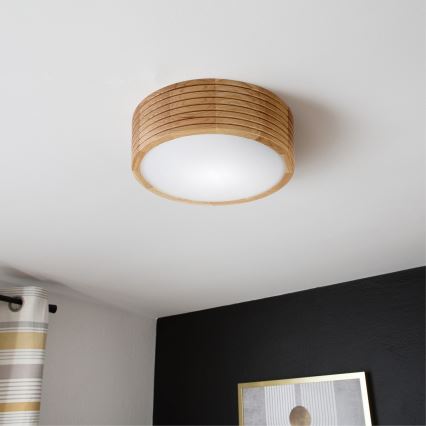 Brilagi - LED griestu lampa CARVALHO MODERN 1xE27/60W/230V Ø 27,5 cm ozols