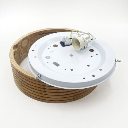 Brilagi - LED griestu lampa CARVALHO MODERN 1xE27/60W/230V Ø 27,5 cm ozols