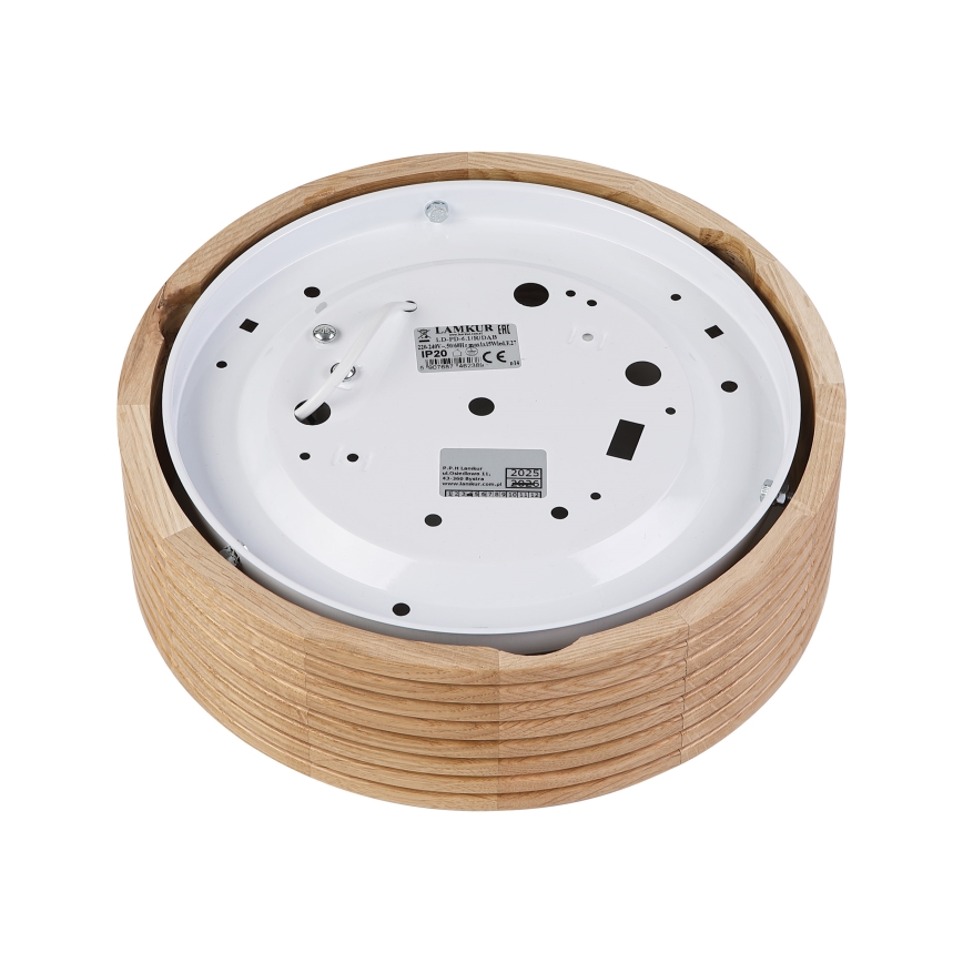 Brilagi - LED griestu lampa CARVALHO MODERN 1xE27/60W/230V Ø 27,5 cm ozols